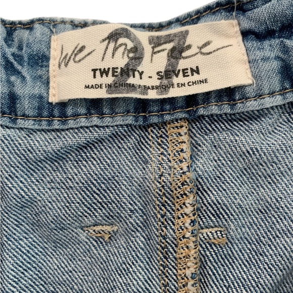 We The Free Belted Denim Skirt Size 27 - Picture 5 of 15